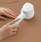2-in-1 Electric Lint Remover & Fabric Shaver | Sweater Defuzzer with 3 Speeds, 6 Stainless Steel Blades, and Built-in Lint Roller | USB-C Rechargeable
