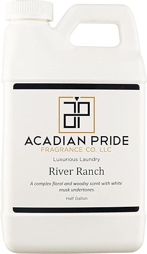 ACADIAN PRIDE FRAGRANCE CO Luxurious Wash Laundry Detergent (River Ranch) 1/2 Gallon/64 oz