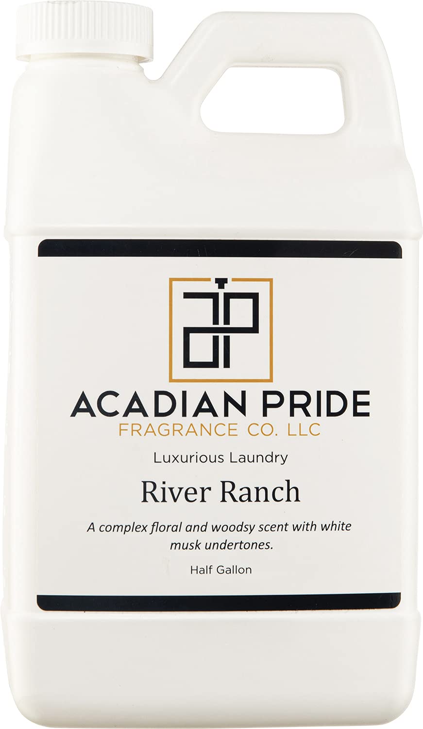ACADIAN PRIDE FRAGRANCE CO Luxurious Wash Laundry Detergent (River Ranch) 1/2 Gallon/64 oz
