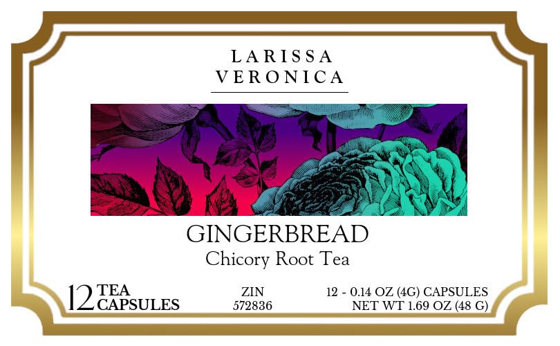 Gingerbread Chicory Root Tea (Single Serve K-Cup Pods) (12 pods, ZIN: 572836) - 3 Pack