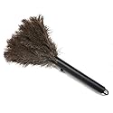 Alta Dusting Products Retractable Feather Duster - Genuine Ostrich Feathers with Metal-Wire Binding