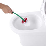 Toilet Brush & Holder, Cherry Shaped Bathroom Tool Toilet Bowl Brush and Holder Standing Set