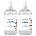 SMELLS BEGONE Air Freshener Home & Linen Spray - 16 oz, Pack of 2 - Odor Eliminator - Made with Essential Oils (Fresh Cotton)