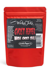 Wicked Tickle Bhut Kisser Hot Sauce + 7 Whole Ghost Peppers Gift Set