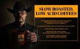 Dark French Low Acid Coffee (Ground) - 100% Organic Ingredients - Up to 90% Less Acid