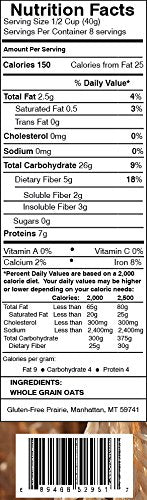 Gluten-Free Prairie Toasted Oat Flour, Certified Gluten Free Purity Protocol, Non-GMO, Vegan, 1 Pound