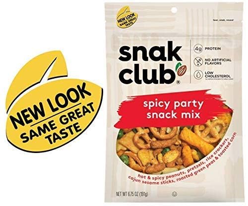 Snak Club Spicy Party Mix Resealable…