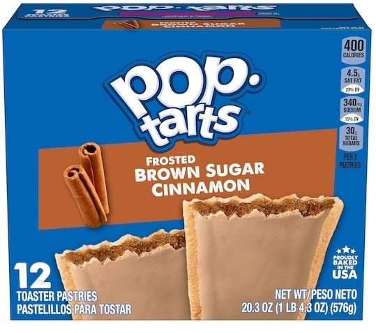 Pop Tarts Frosted Variety, S'mores, Chocolate Fudge, and Brown Cinnamon Sugar, 20 Ounce (Pack of 3) - with Make Your Day Bag Clip