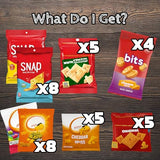 Bulk Crackers Variety Pack - Individually Wrapped Assortment of Crackers Snack Box for Adults and Kids - Shelf-Stable Office, School, Travel Snack