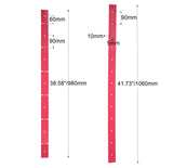 Emotor Industries 2 Pieces Universal 38" Rubber for Adjustments Assembly Squeegee