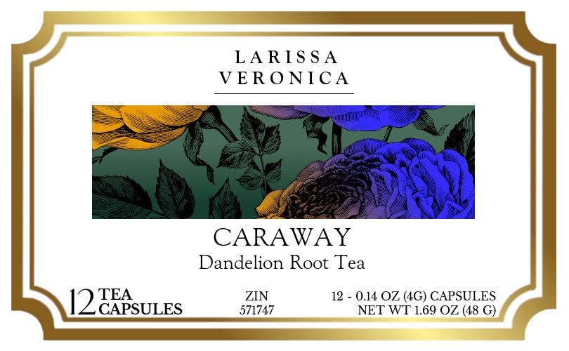 Caraway Dandelion Root Tea (Single Serve K-Cup Pods) (12 pods, ZIN: 571747) - 2 Pack
