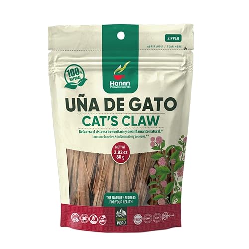 Hanan Te de Uña de Gato 80g - Cat’s Claw Loose Leaf Tea for Joint Support, Mobility & Well-Being, Natural Herbal Tea from Peru (2.82oz)