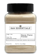 Raw Essentials Bacon Flavor Powder - Savory & Smoky Seasoning for Meats, Vegetables, Soups & Sauces - Adds Rich Bacon Taste to Any Dish - 13 oz Bottle