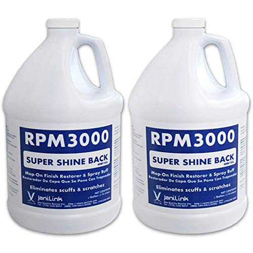 janiLink Mop-On Finish Restorer & Spray Buff Super Shine Back GAL [SET OF 2]