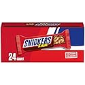 SNICKERS Xtreme Peanut and Caramel Chocolate Extra Peanuts, Extra Caramel Candy Bar, 1.55 Oz Single Bar, 24 Count