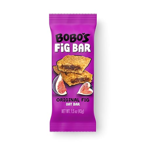 Bobo's Fig Bars, Original Fig, Vegan Friendly, Kosher, Gluten Free & Non-GMO, 7.5 Ounce (Pack of 6)