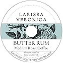 Butter Rum Medium Roast Coffee (Single Serve K-Cup Pods) (Gourmet, Naturally Flavored, Whole Coffee Beans) (12 pods, ZIN: 571624) - 3 Pack