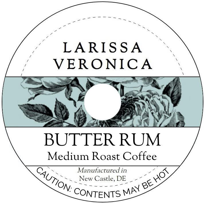 Butter Rum Medium Roast Coffee (Single Serve K-Cup Pods) (Gourmet, Naturally Flavored, Whole Coffee Beans) (12 pods, ZIN: 571624) - 3 Pack