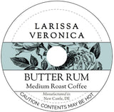 Butter Rum Medium Roast Coffee (Single Serve K-Cup Pods) (Gourmet, Naturally Flavored, Whole Coffee Beans) (12 pods, ZIN: 571624) - 3 Pack