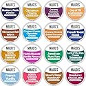 Maud's Super Flavored Coffee Pods Variety Pack, 80 ct, 16 Assorted Flavors, Medium Roast Flavored Coffee in Single Serve Pods - 100% Arabica Beans