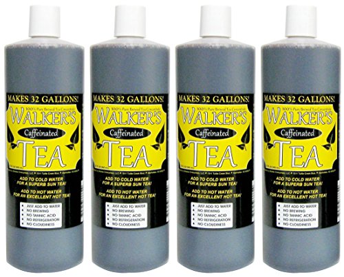 Liquid Tea Concentrate with Caffeine 4-Pack - Makes 128 Gallons!