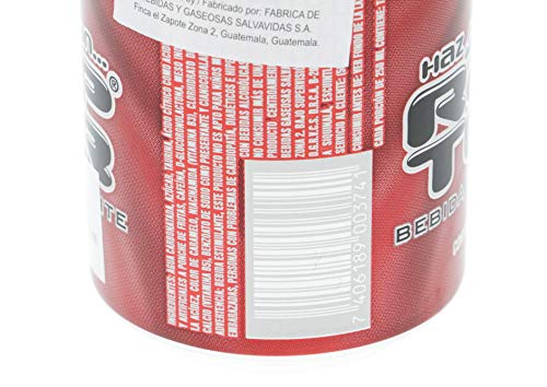 Raptor Energy Drink with Sparkling Fruit Punch Flavor Beverage 16Oz/473ml - Bebida energética Raptor con bebida de sabor a ponche de frutas espumosas
