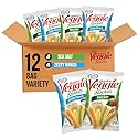 Sensible Portions Veggie Straws Multi-Pack, Sea Salt & Zesty Ranch, Kid Snacks, Veggie Snacks, 0.75 oz Bag (Pack of 12)