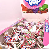 Charms Blow Pop Lollipops - Individually Wrapped Dual Candy and Gum Suckers - Peanut Free, Gluten Free - Bulk Treat for Kids and Adults - Assorted