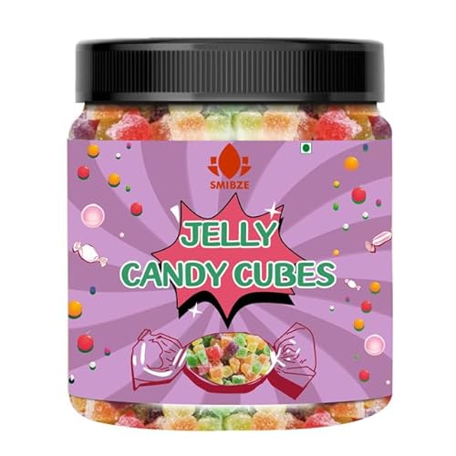 SMIBZE Natural Jelly Candy Cubes 150 GM (Pack of 1) SMIBZE