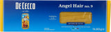 De Cecco Pasta, Angel Hair, 16 Ounce (Pack of 5) by De Cecco