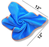 Silver-Infused Microfiber Cloths. Go Beyond Ordinary Cleaning. 10 Washable/Reusable 12"x12" Cloths.