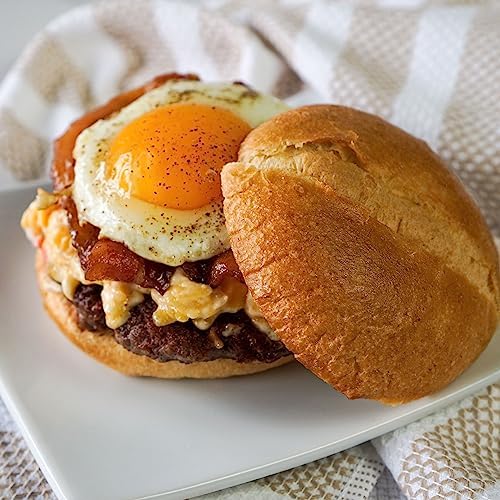 Hero Classic Hamburger Buns - Burger Buns | Net Low Carb Buns | High Fiber, 1g Net Carbs, 0g Sugar & 90 Calories Per Serving Burger Rolls (16 Buns