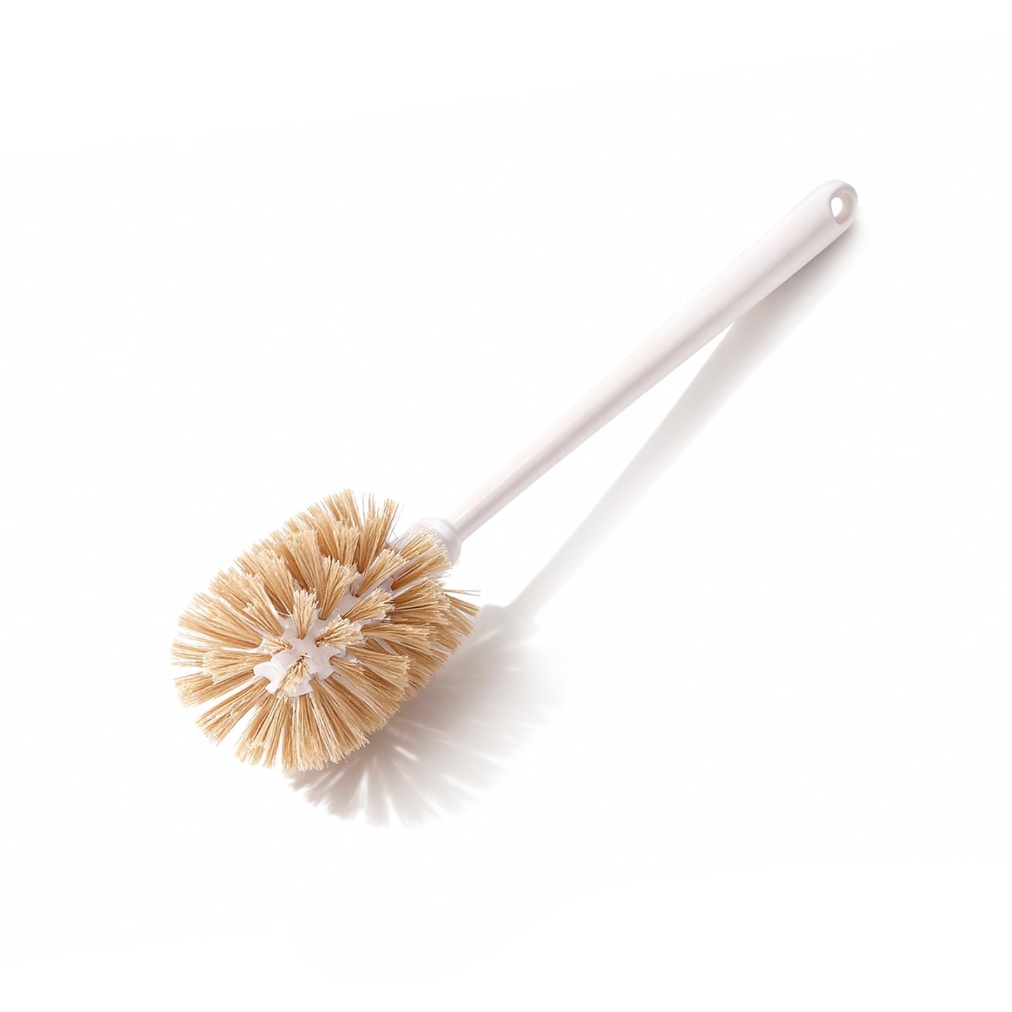 MI BRUSHAX Plastic Bottle Brush with Tapered Ponytail Head - Soft Non-Scratch Brush for Glassware, Vases and Decanters