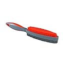 FURemover Duo Pet Hair Rubber Brush, Dual Sided to Easily Remove Fur and Lint from Clothing and Upholstery, Thick Bristles Groom Dogs and Cats, Easy