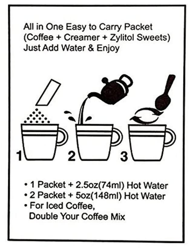 Namyang Korean Premium French Cafe Instant Coffee Mix (100 Sticks)