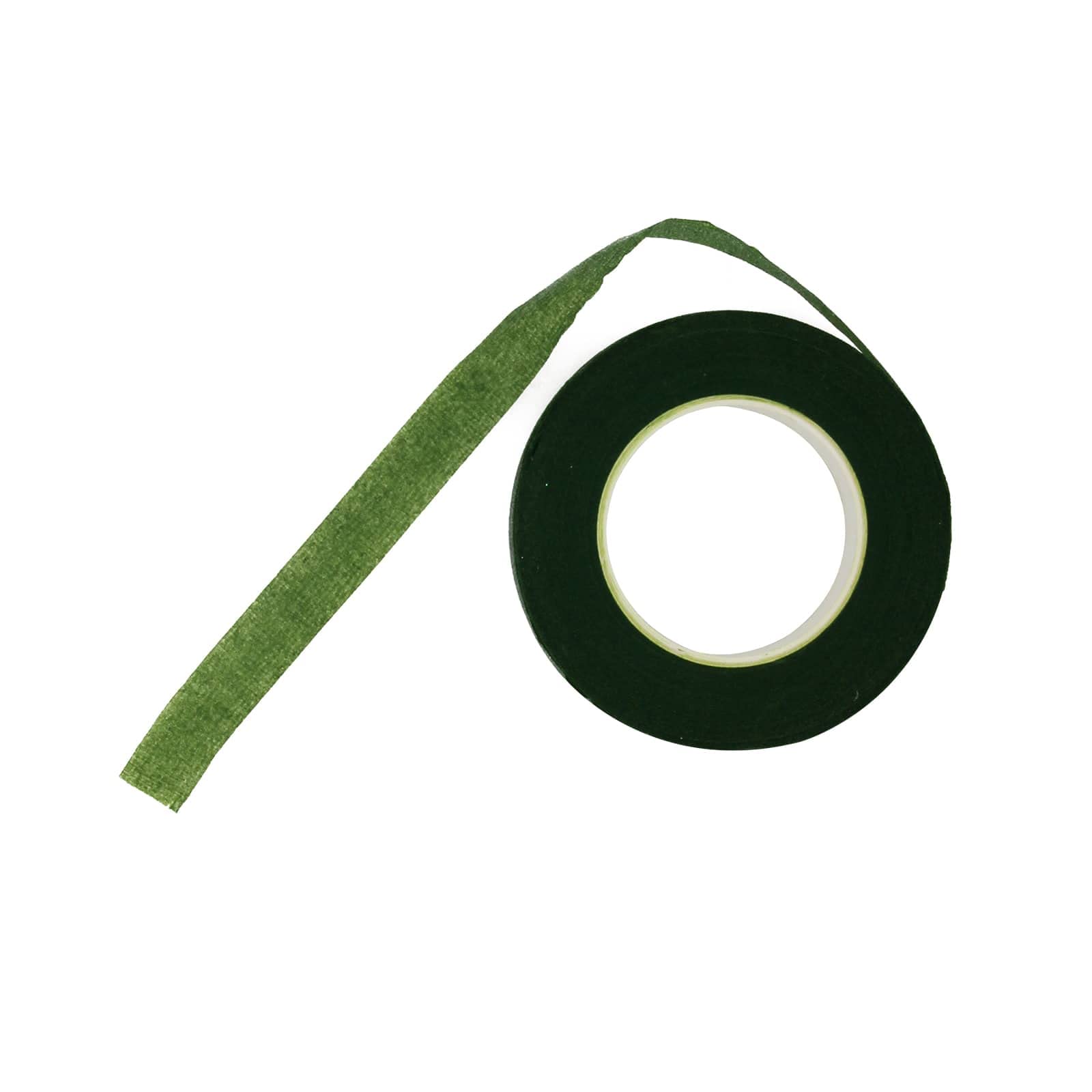 Celebrate It 6 Packs: 2 ct. (12 Total) 1/2”; Green Gum Paste Flower Tape Rolls