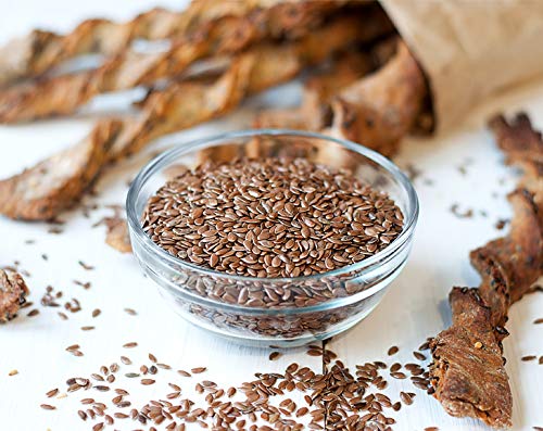 Food to Live - Brown Flax Seeds, 8 Ounces - Raw Whole Flaxseed, Kosher, Vegan, Bulk. Rich in Omega-3 Fats. Great for Salads, Baked Goods, Smoothies