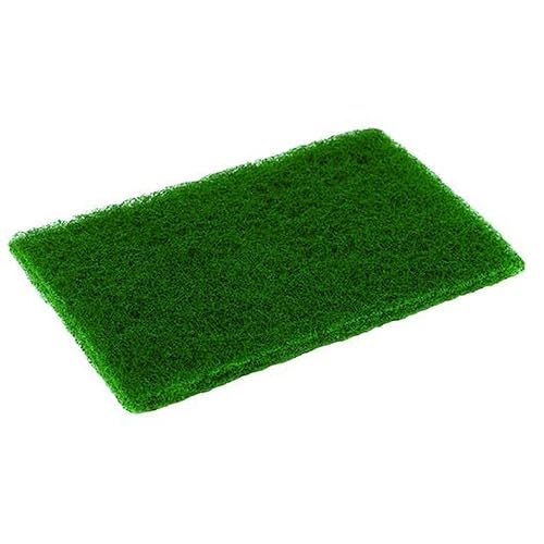 Disco Medium Duty Green Scouring Pad, 6 x 9 inch - 20 per case.