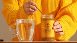 Ginger Bee Honey Tea Concentrate - Real Honey & Ginger Korean style Tea with Lemon | 19 Servings | Naturally Sweet, No Refined Sugar | Immune Support