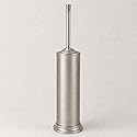 Nickel Toilet Brush and Holder Set?Extra Long Handled Toilet Bowl Brush and Holder?Stainless Steel Heavy Duty Toilet Brush for Bathroom,Deep Cleaning