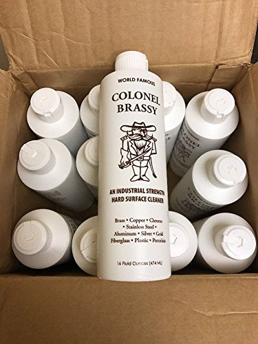 Colonel Brassy Surface Cleaner 12-pack Box Case 16oz Bottle Polish Wholesale