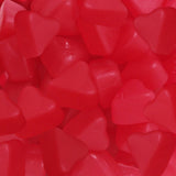 Yumzo Mothers Day Glass Tray with Cherry Jelly Hearts, 2 Section Glass Tray with 8oz of Mothers Day Gummies, Ideal Gummy Hearts for Party Favors