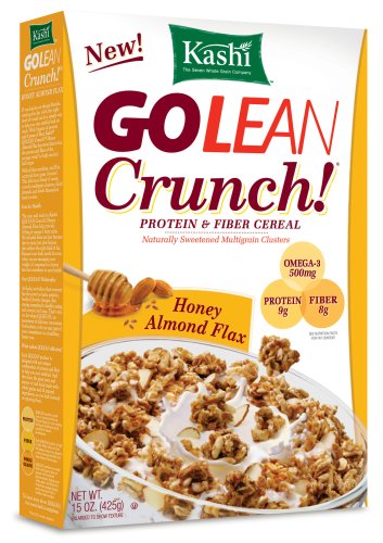 Kashi Go Lean, Cereal Crnch Hny Almnd Fl, 15 OZ (Pack of 1)