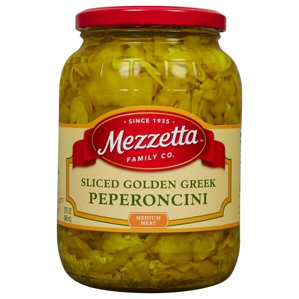 MEZZETTA PEPPERONCINI GLDN GRK DEL, 32 OZ