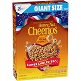 Honey Nut Cheerios, Heart Healthy Gluten Free Breakfast Cereal with Whole Grain Oats, Giant Size, 27.2 oz
