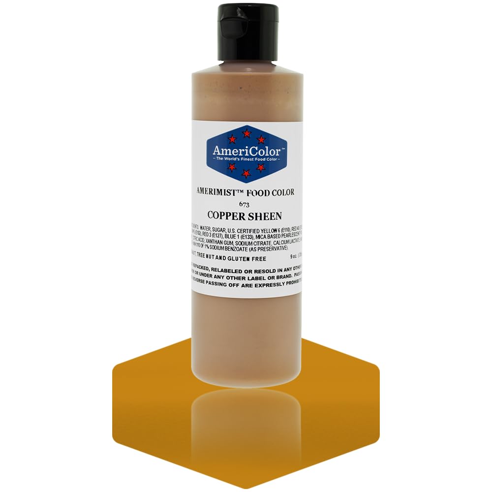 AmeriColor Amerimist Airbrush Color 9 Ounce, Copper Metallic Sheen