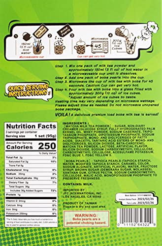 J-BASKET Matcha Boba Kit, Matcha, 10 Oz
