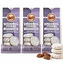 Mexican Wedding Cookies, 6 Ounce (Pack of 3), Buttery Cookies with Pecans and Dusted with Powdered Sugar by La Monarca Bakery
