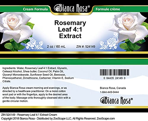 Bianca Rosa Rosemary Leaf 4:1 Extract Cream (2 oz, ZIN: 524149) - 2 Pack