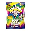 WARHEADS - Extreme Sour Hard Candy - Assorted Flavors - Sour Apple, Black Cherry, Blue Raspberry, Lemon & Watermelon Flavors - 2 oz. Bag